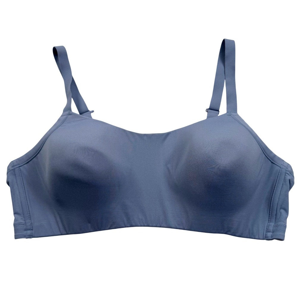 Knix Wireless Bra Women XXXL Blue Full Coverage Supportive‎ Back Closure